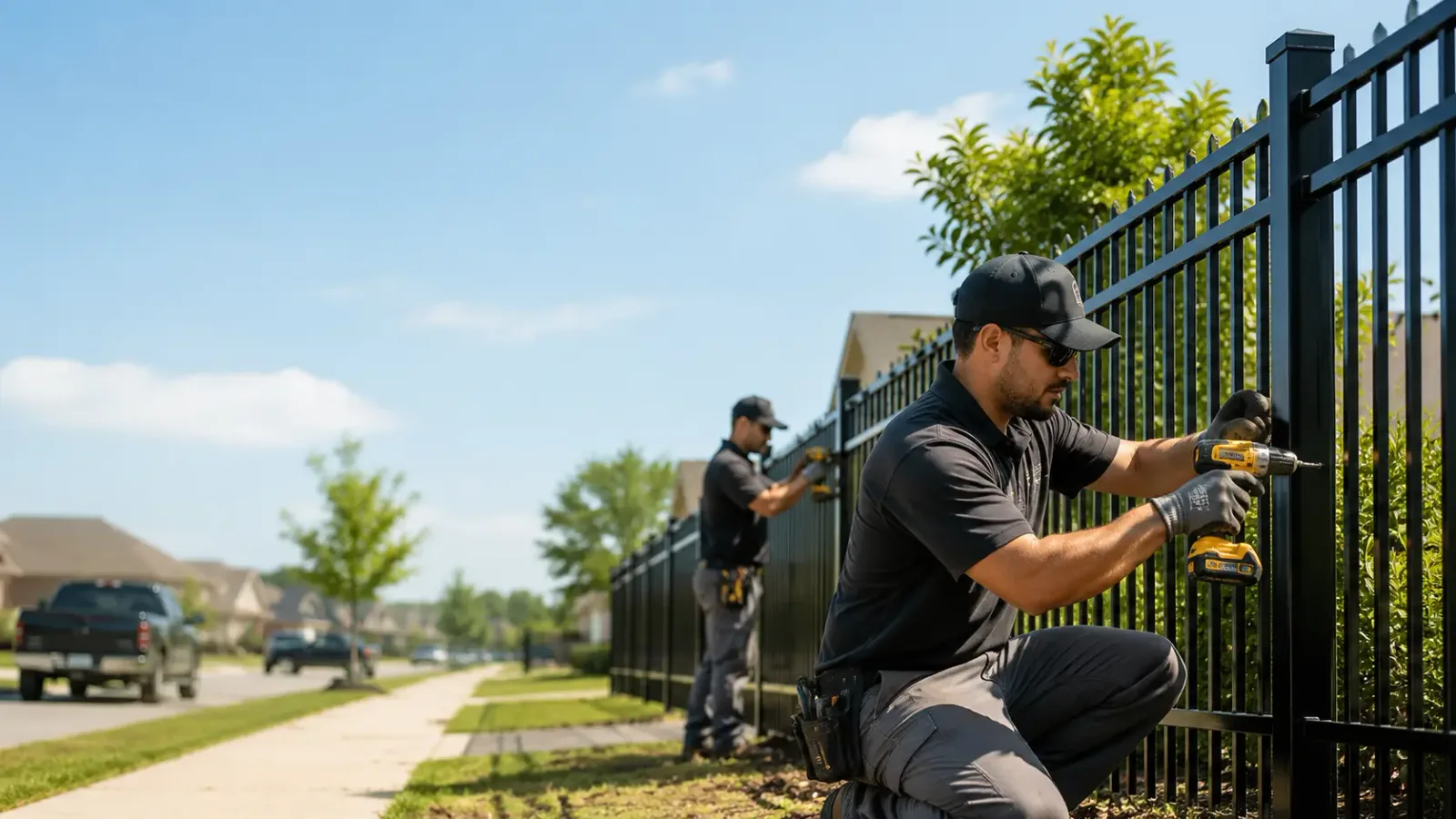 Metal Fence Installation in Maize, KS
